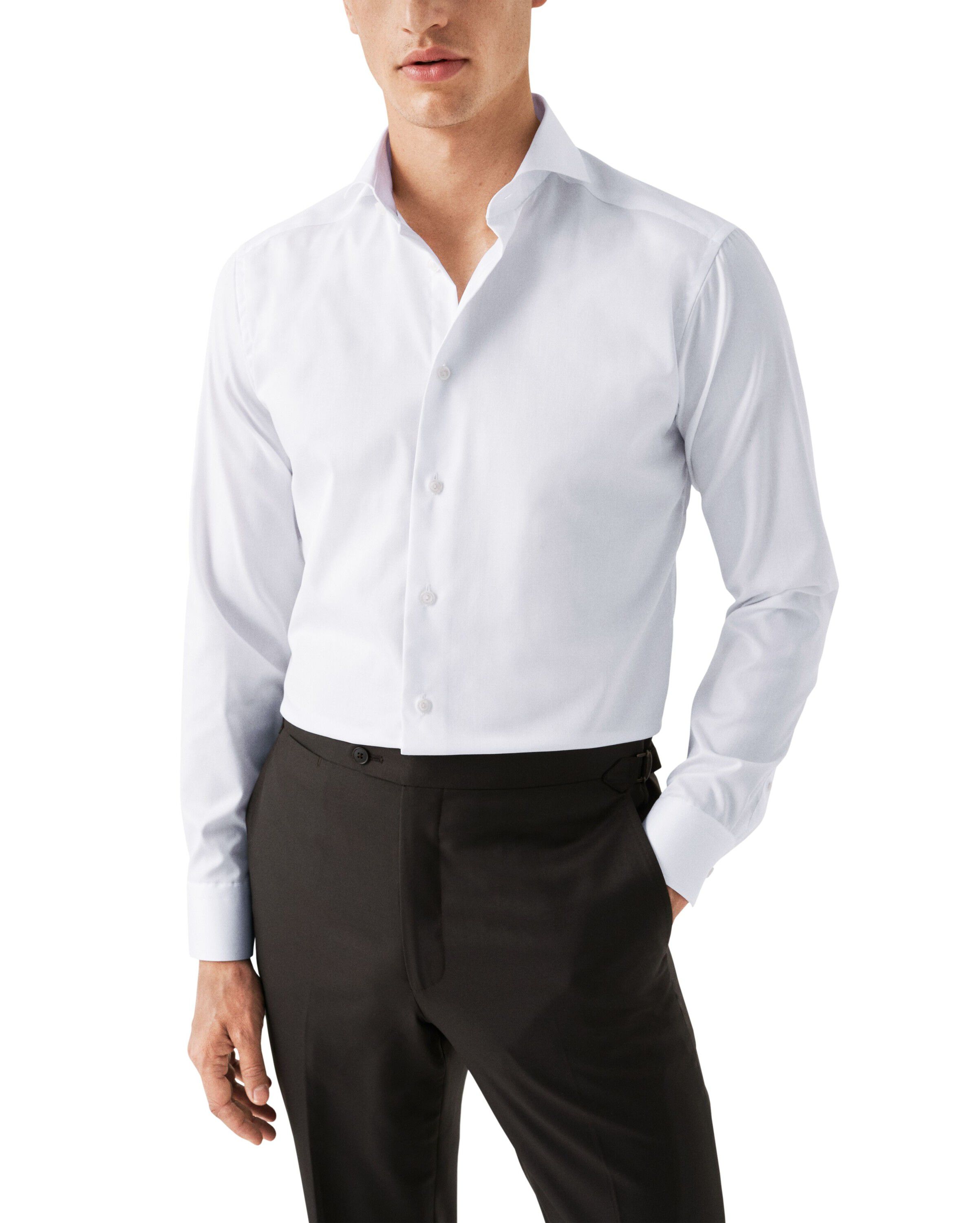 Super Slim Fit Light Blue Signature Twill Shirt