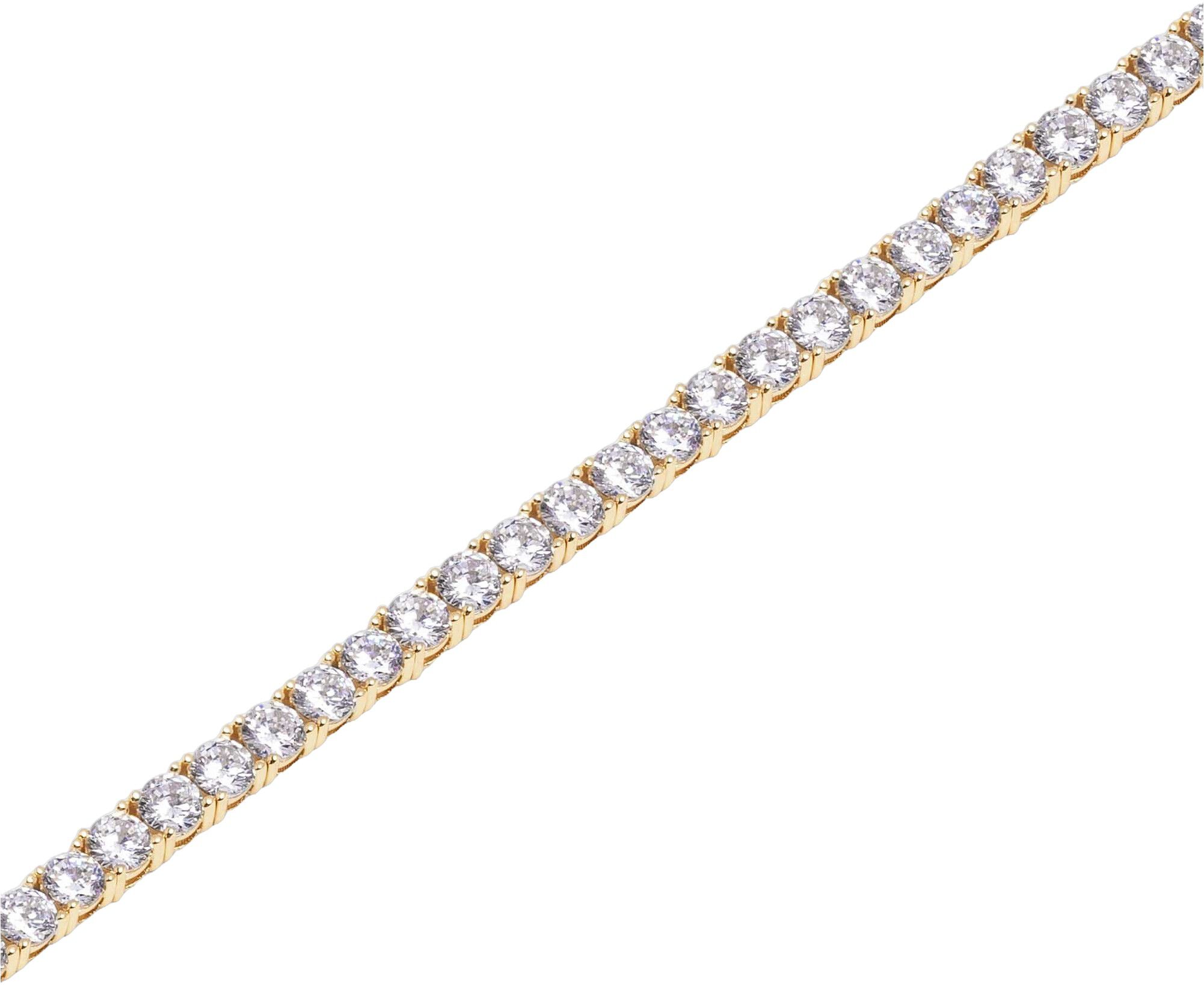 Women's Tennis Bracelet in Gold