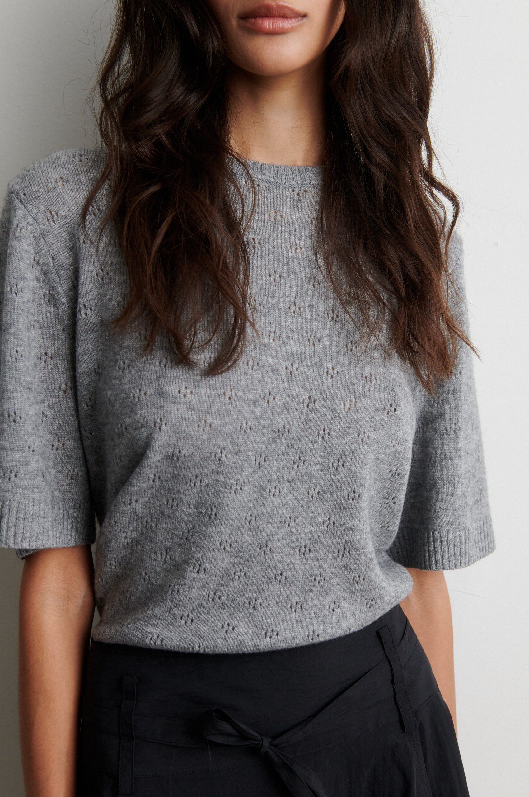 Amala Wool Knit SS O-Neck