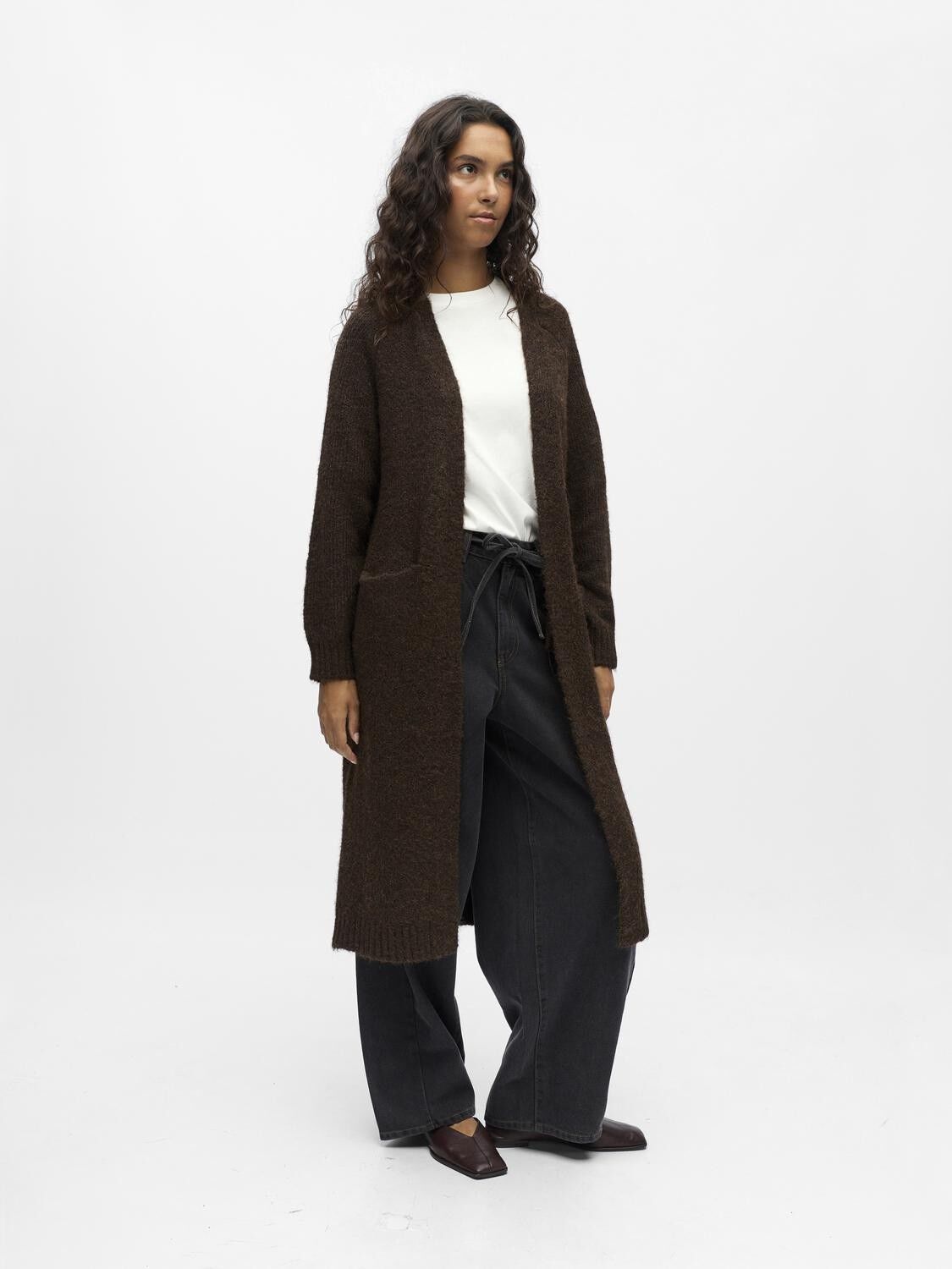 OBJMILU LS LO LONG KNIT CARDIGAN NO