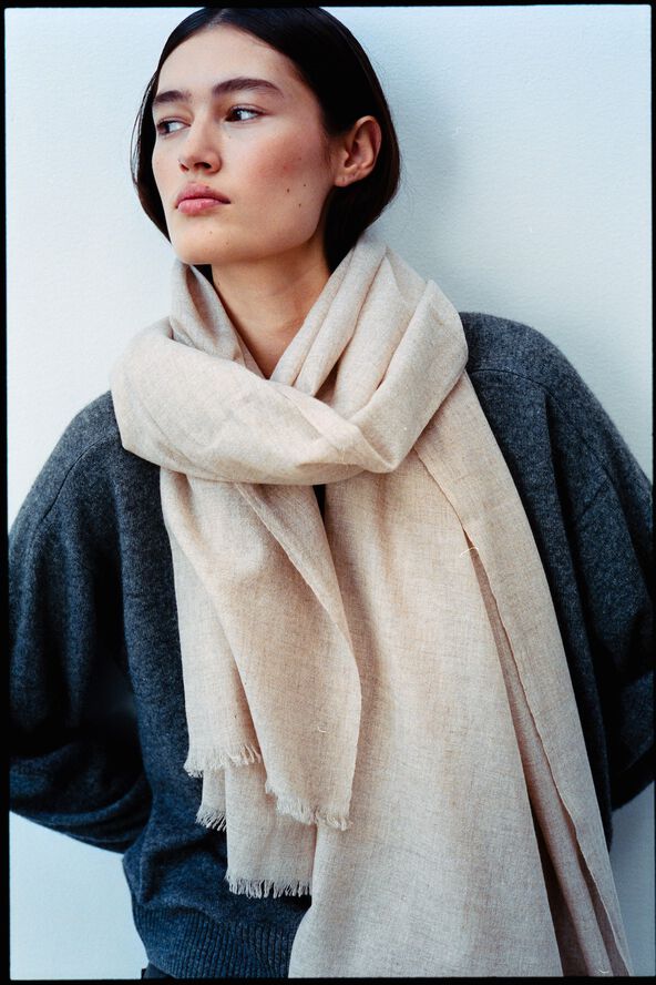 Wool cash scarf - Caroliva