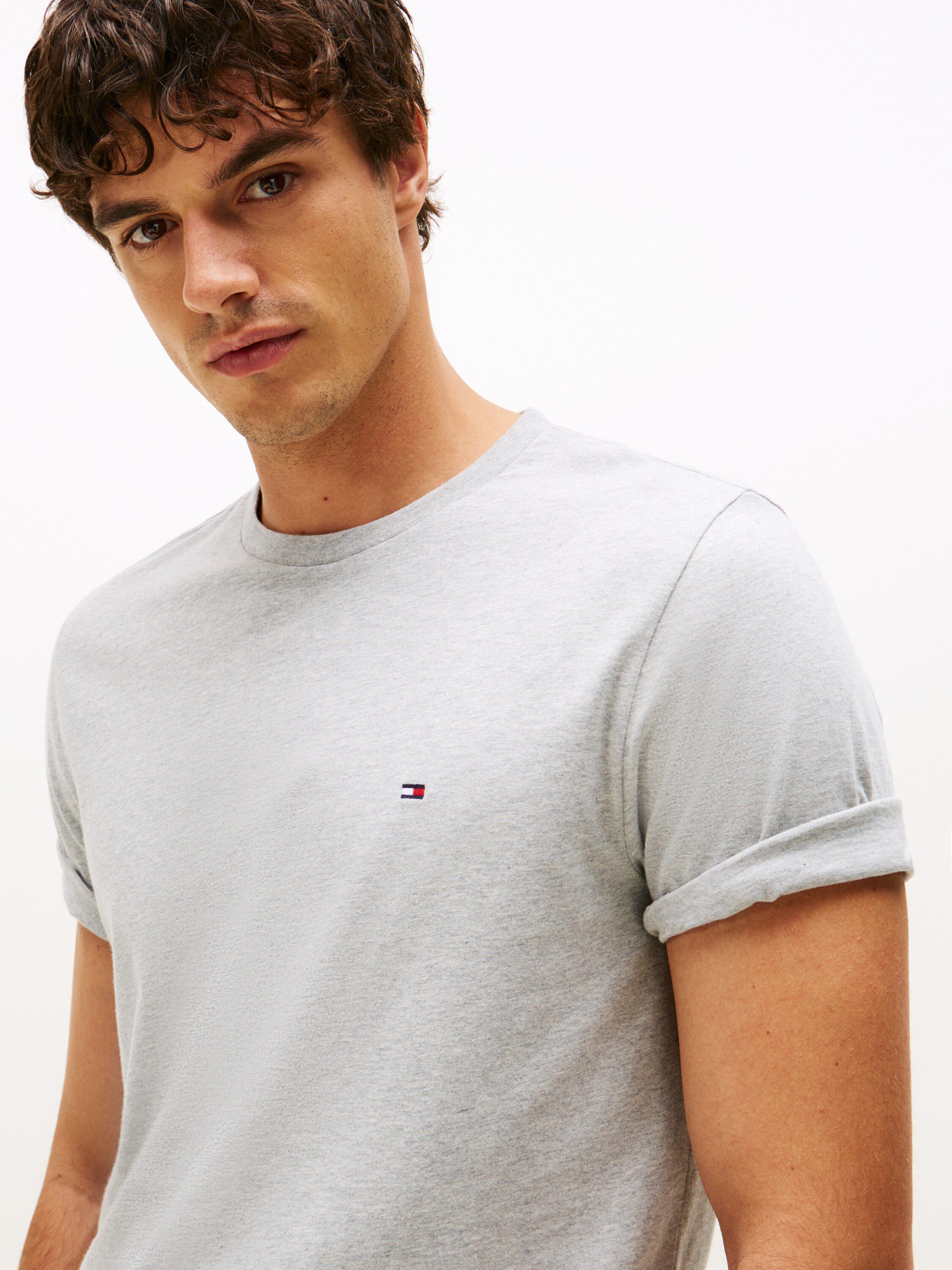 ESSENTIAL REG FIT HEATHER TEE