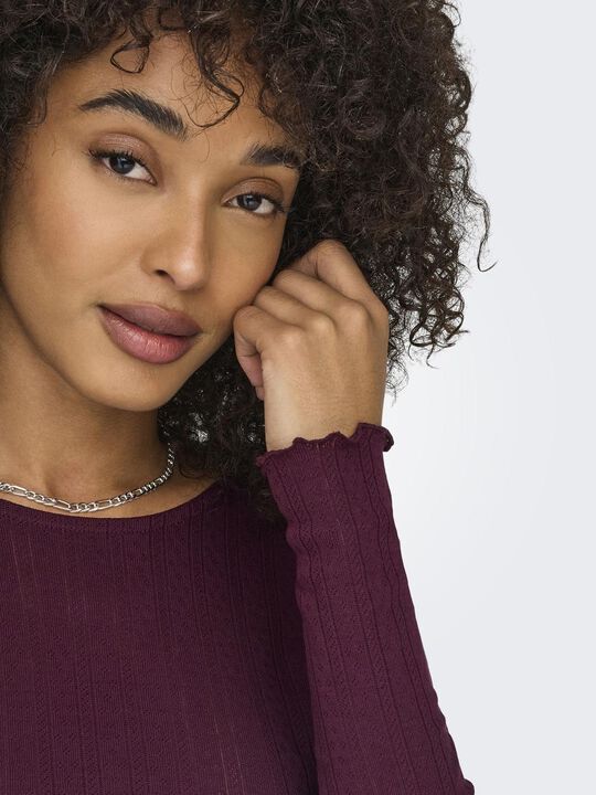 ONLCARLOTTA L/S TOP NOOS JRS