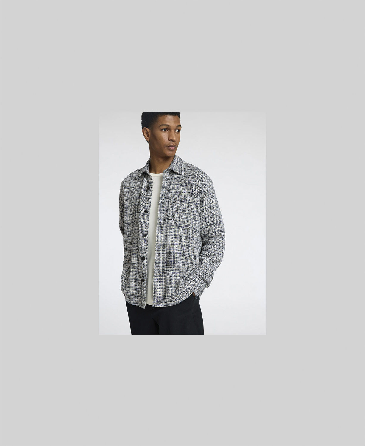 SLHRELAXMIKE NF BOUCLE OVERSHIRT