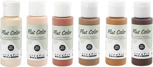 Plus Color Hobbymaling, 6x60ml.