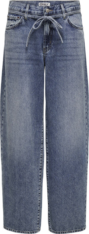 ONLGIANNA MW BALLOON DNM JEANS DOT