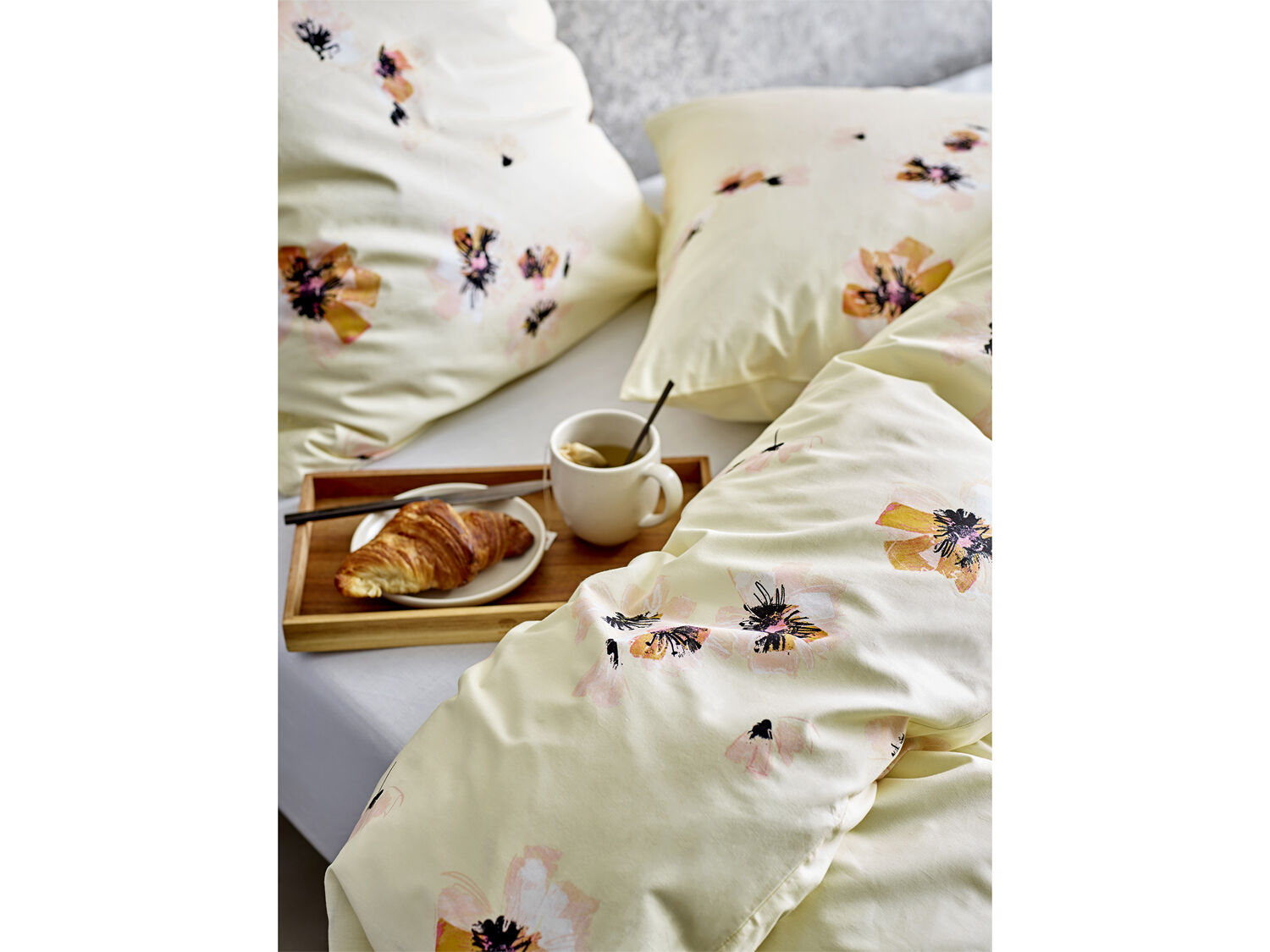 Sengesett 140x220 Flora Yellow