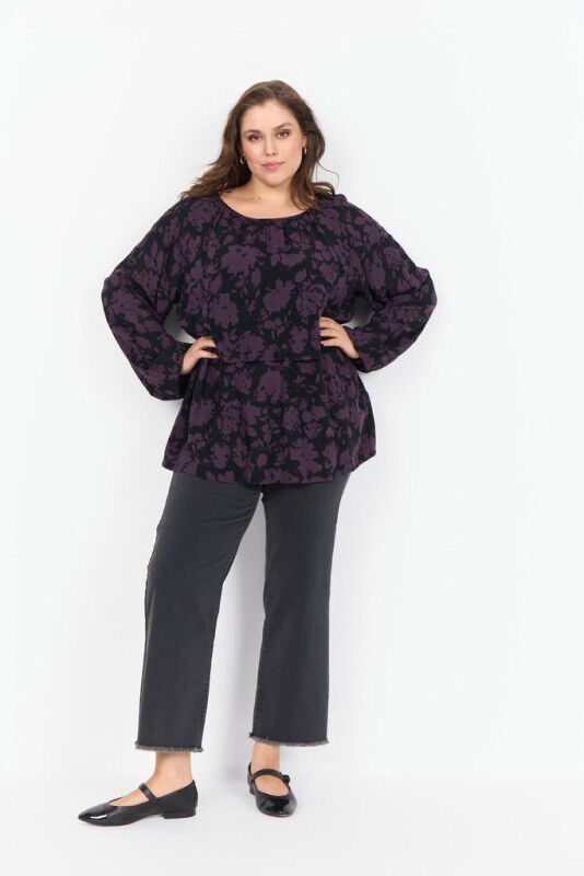 Curvy WA-SAPHINA 1 Bluse Lilla