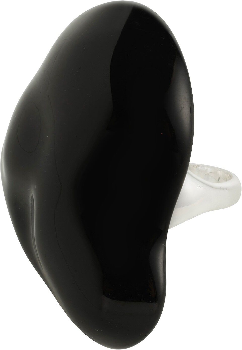 LIAN ring silver-plated/black