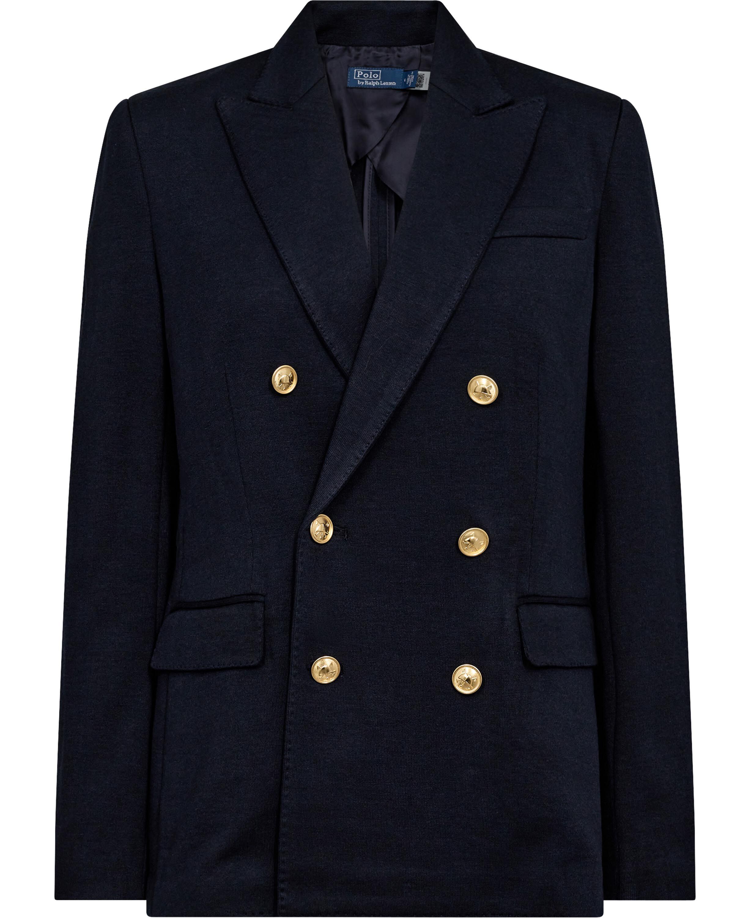 Knit Double-Breasted Blazer