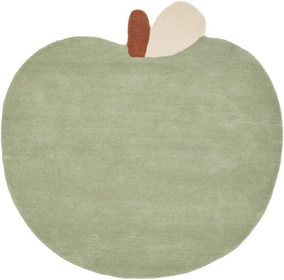 Apple Tufted Rug - Tea Green