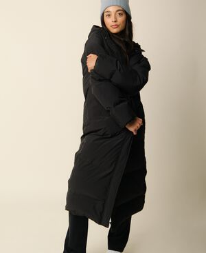 Perma Puffer jacket long - Nero