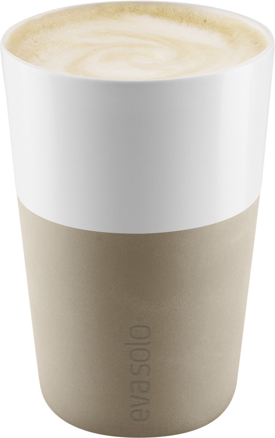 2 Cafe Latte-krus Pearl beige
