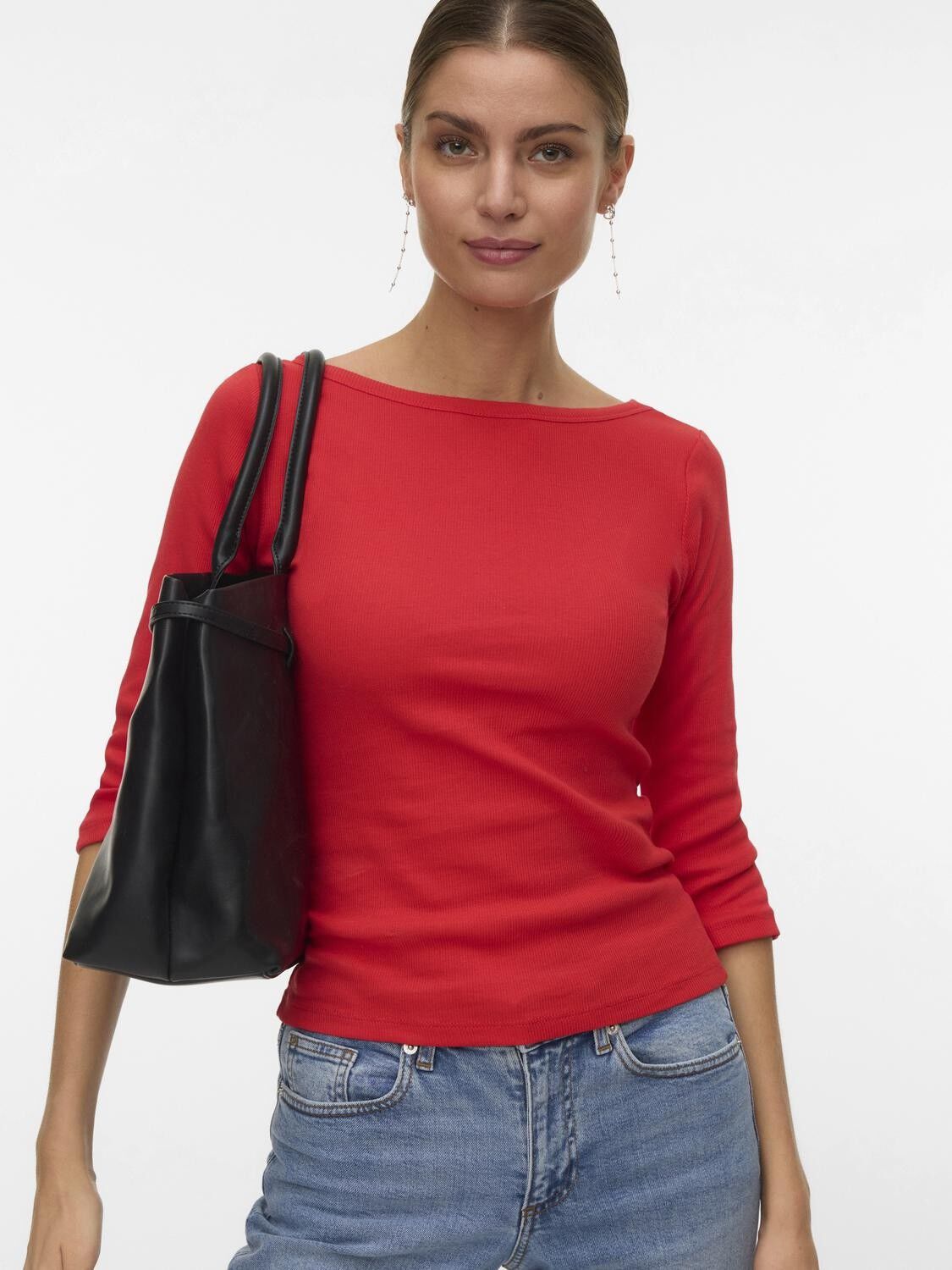 AWTHEA 3/4 BOATNECK TOP EXCL NOOS