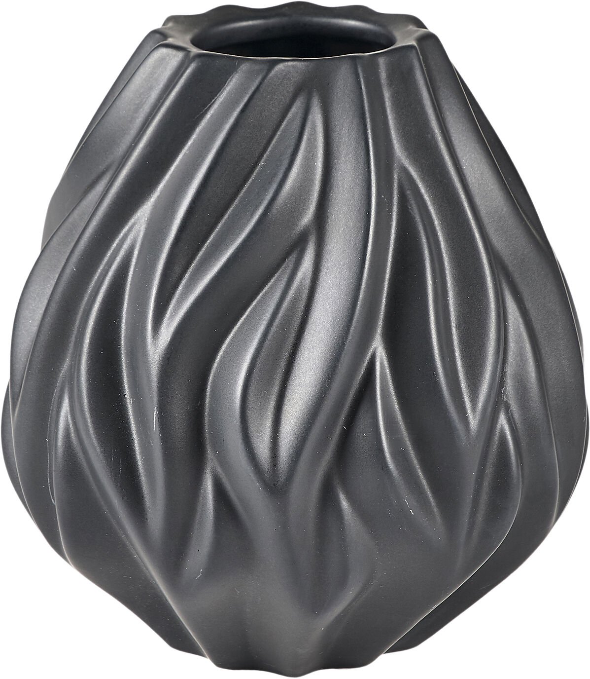 Mors&oslash; Flame Vase 15 cm Svart