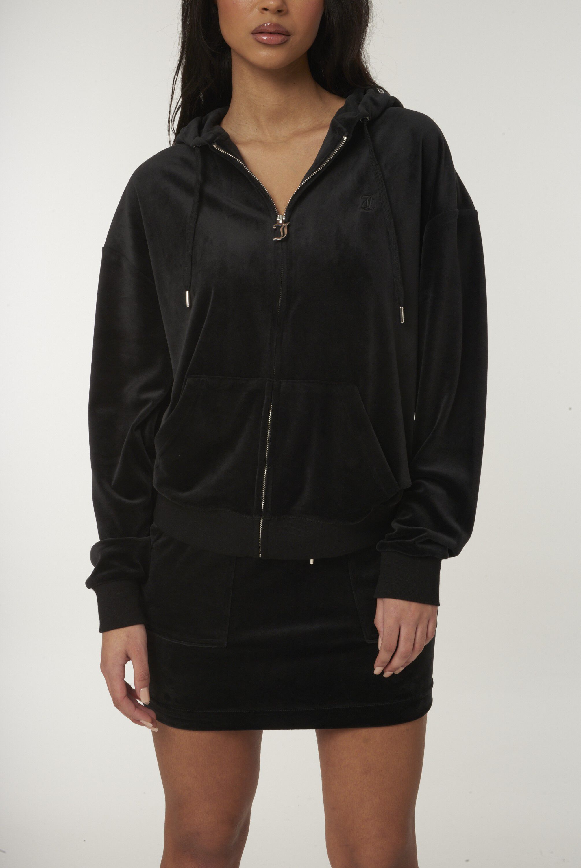 HALAN OVERSIZED ZIP THRU HOODIE