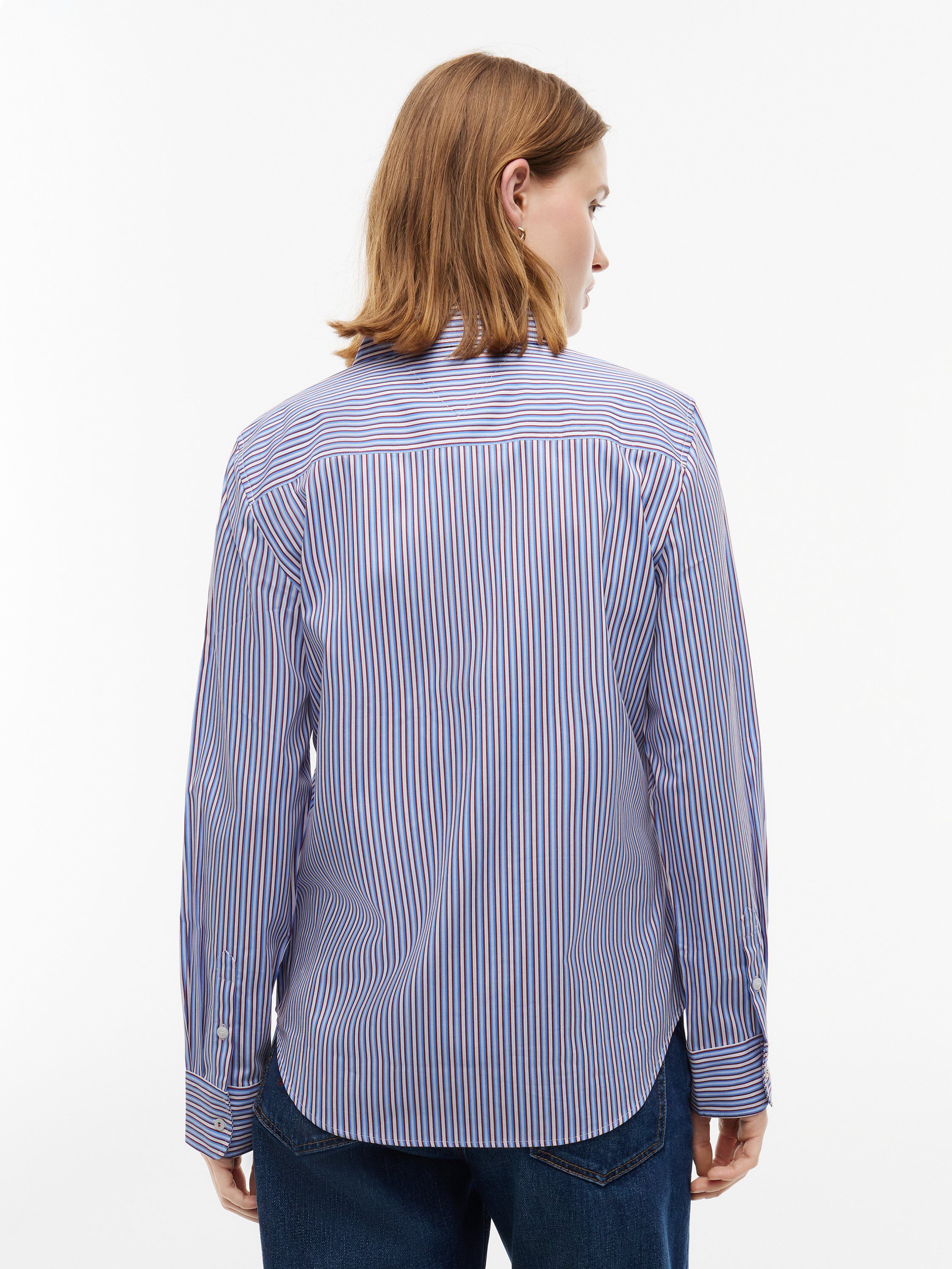Regular Fit Flag Embroidery Poplin Shirt