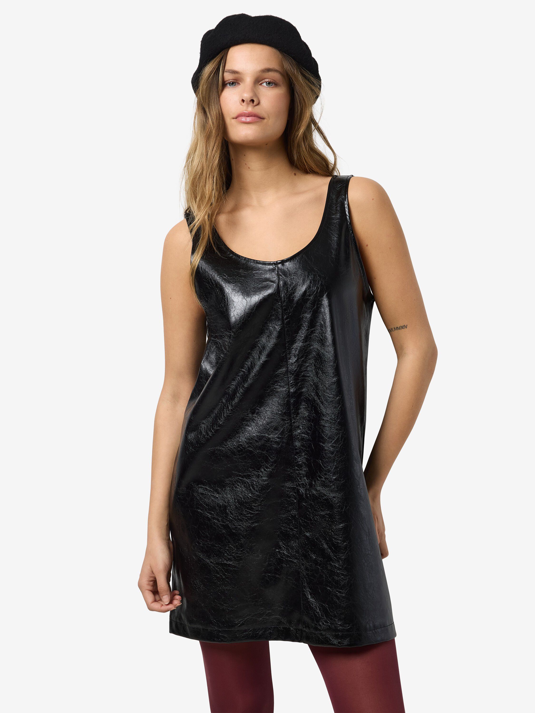 NMKANE PINAFORE VINYL DRESS
