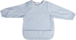 Hagesmæk med ærmer, powder blue
