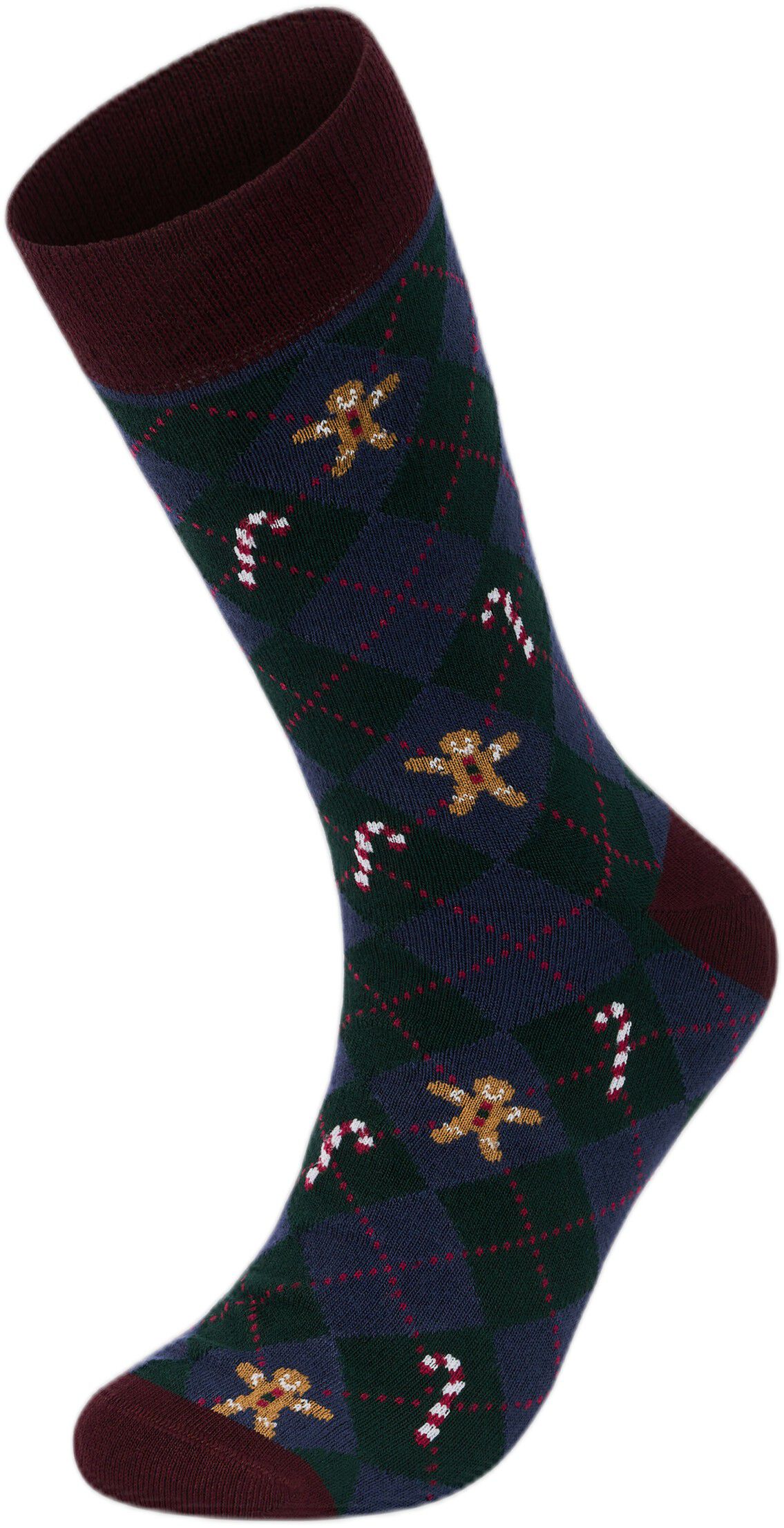 Christmas bamboo sock