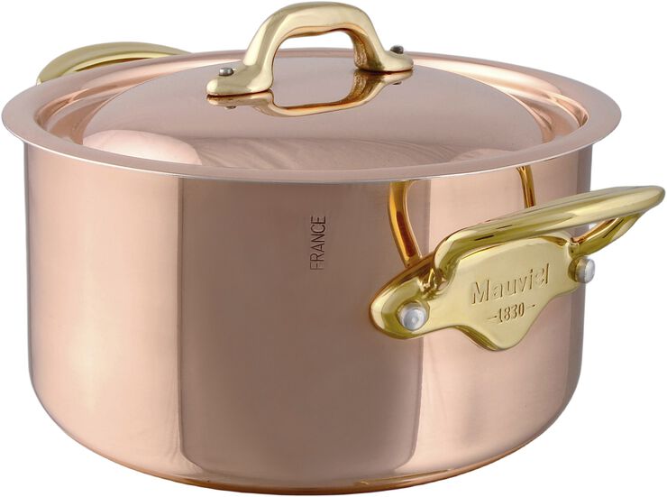 Gryte med lokk M'150B 3,2 liter Kobber/Stål