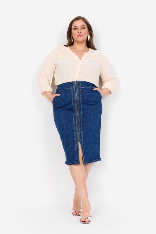 Curvy WA-SIA 29 Skjorte Creme