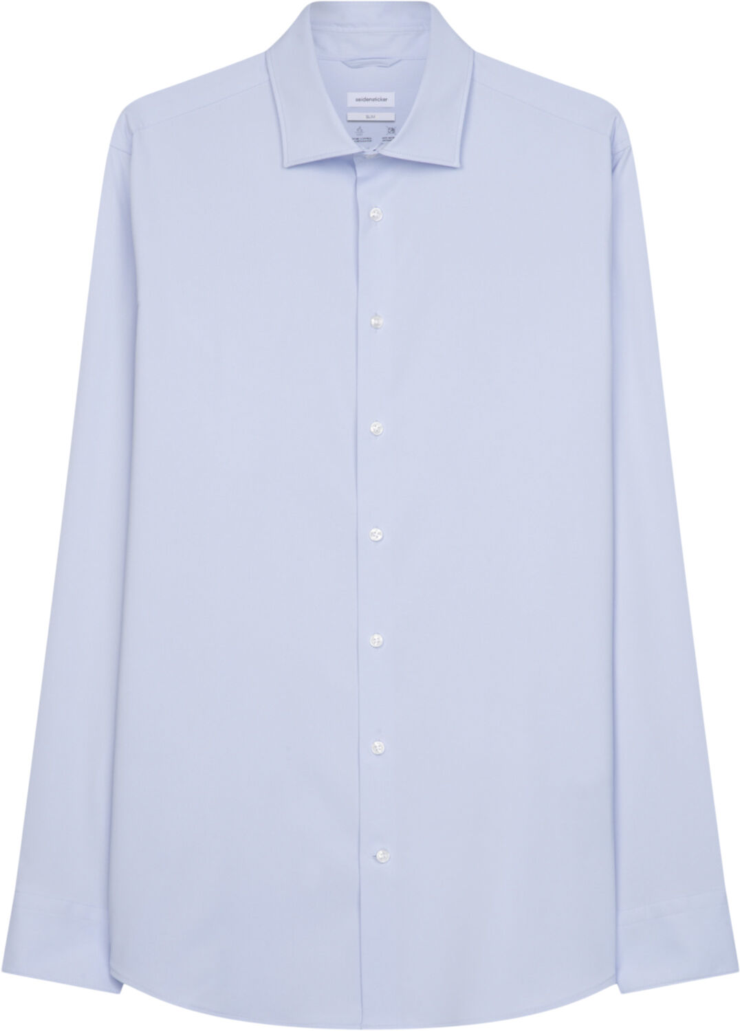 Performance shirt Slim Long sleeve Kent-Collar Uni