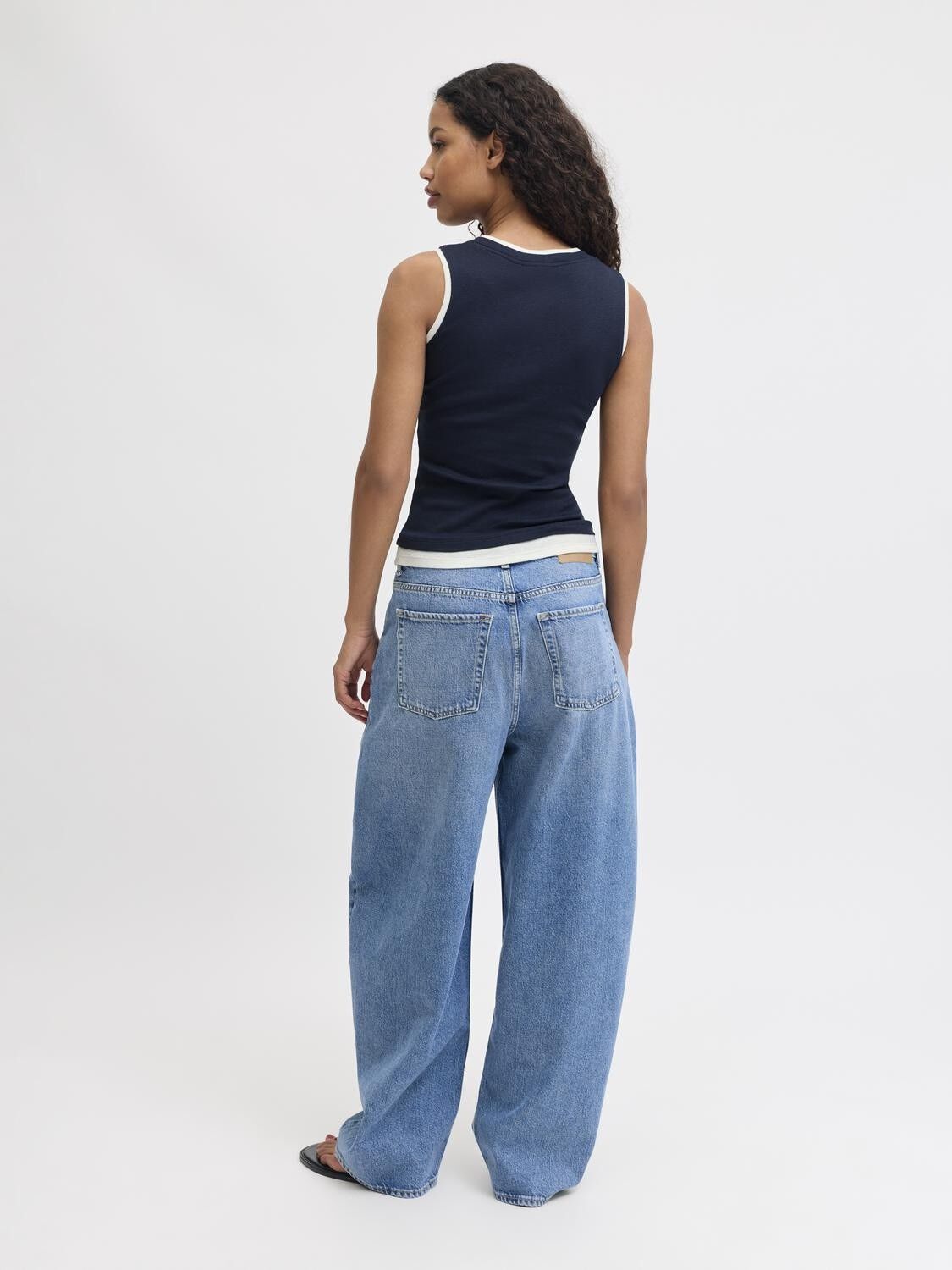 Jxhenna Str Sl Contrast Top Jrs