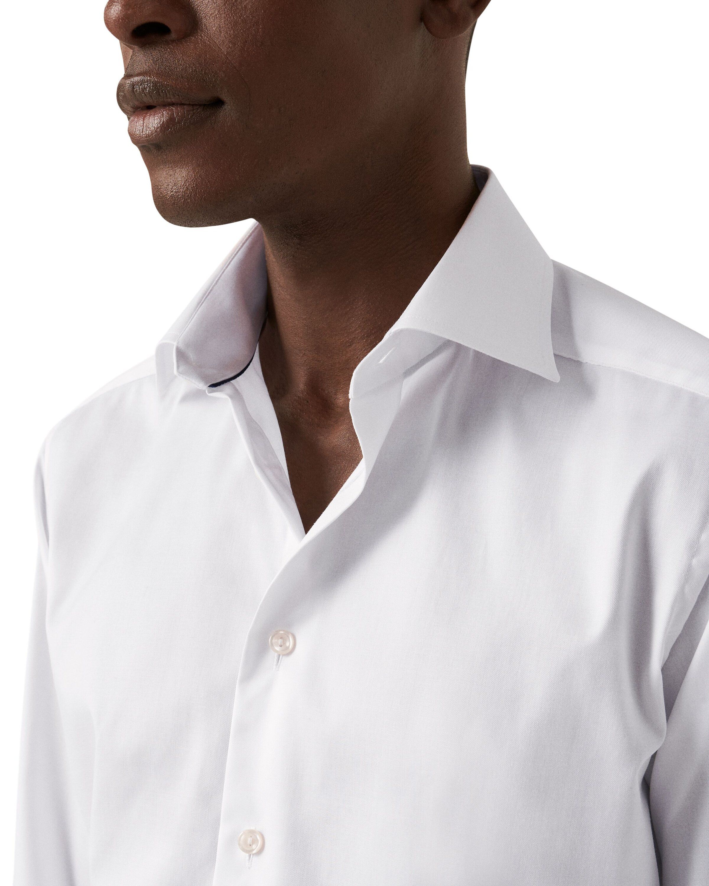 Dark Blue Signature Twill Shirt - Contemporary Fit