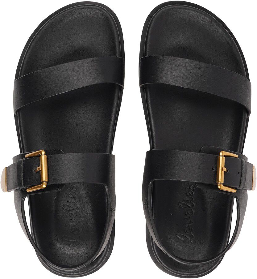 SALMAGI - ADJUSTABLE LEATHER SANDAL W/HEEL STRAP