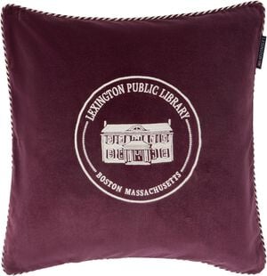 Library Organic Cotton Velvet Pillow Cover