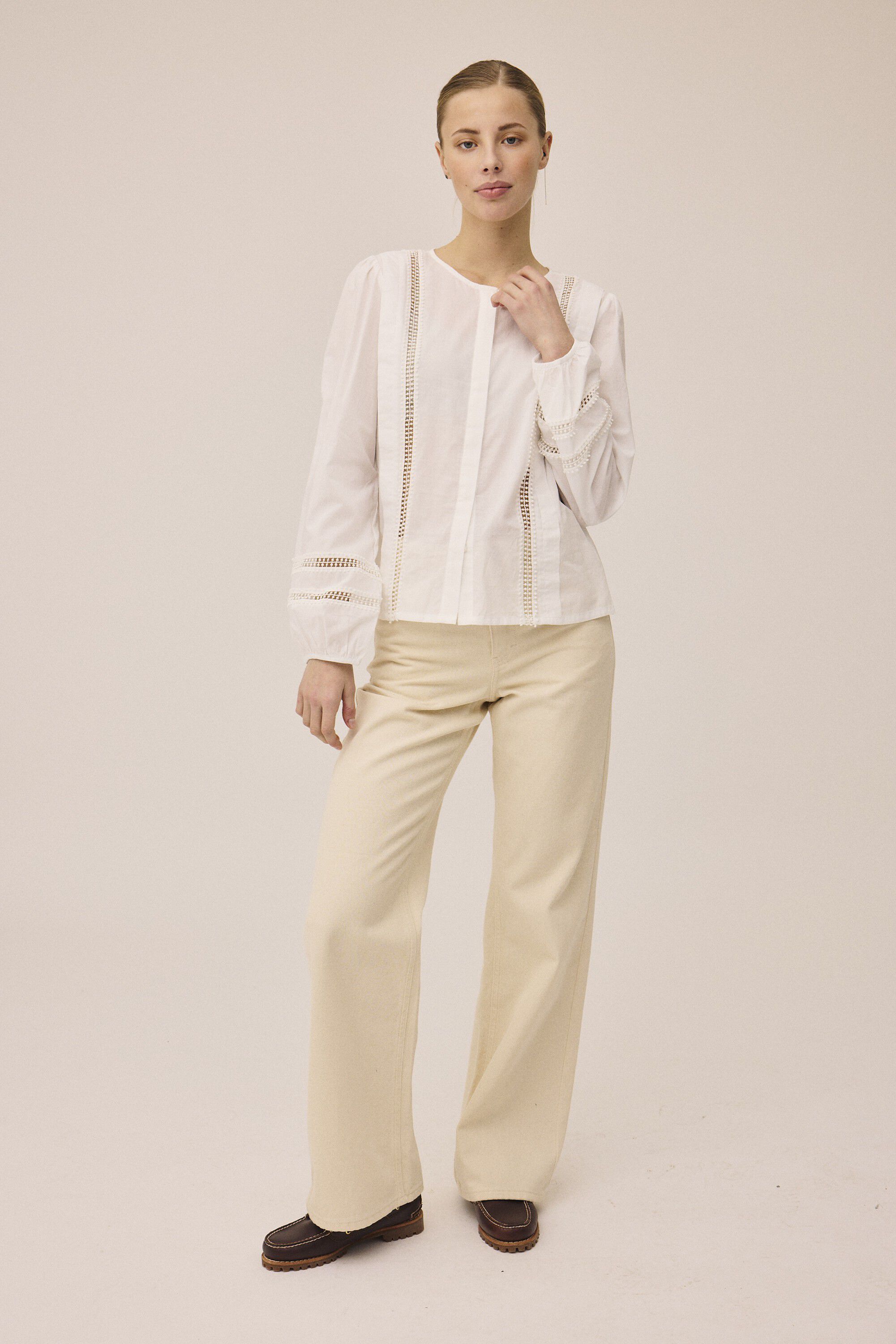 Isolde 2 Voile Blouse - 100% Organic Cotton GOTS