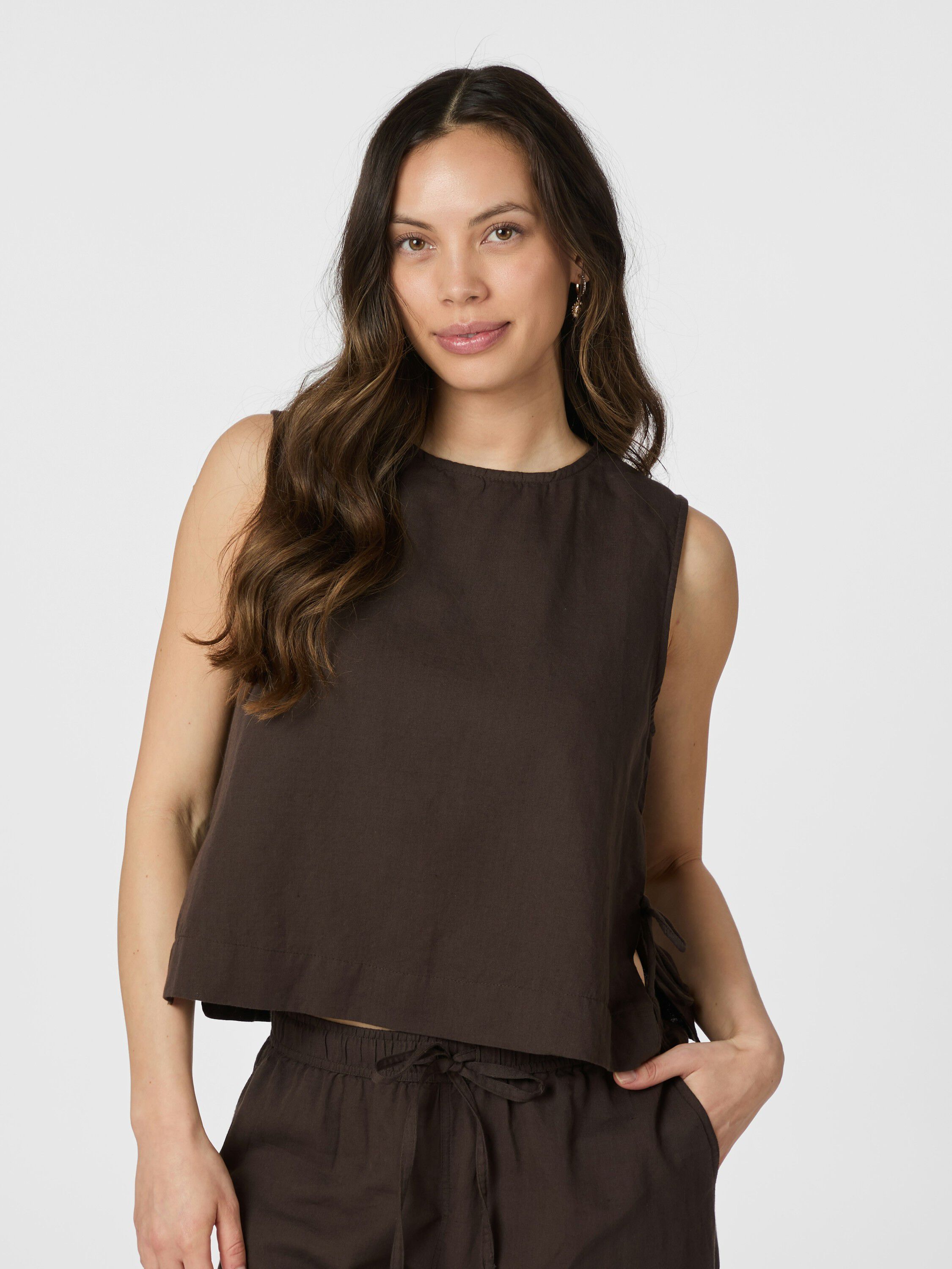 Svetlana Linen Top