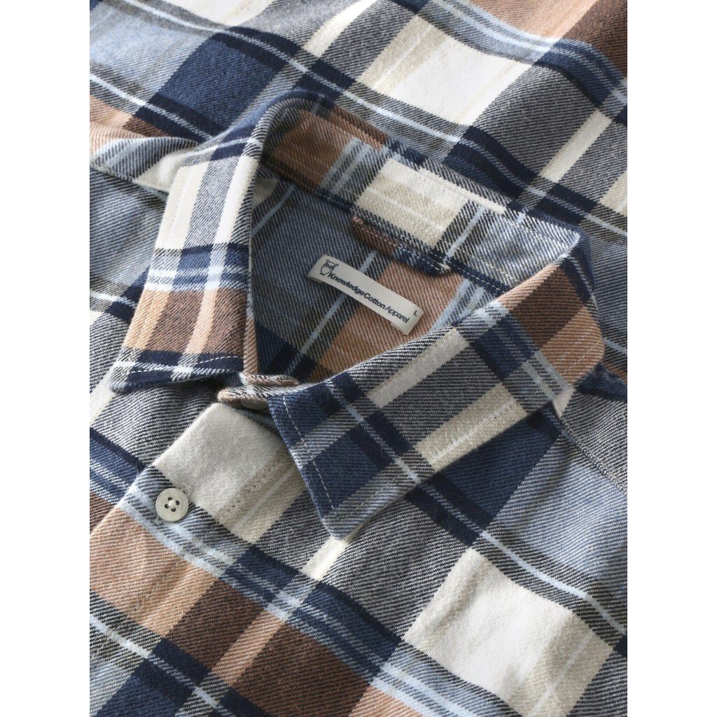 Dune regular checked flannel shirt