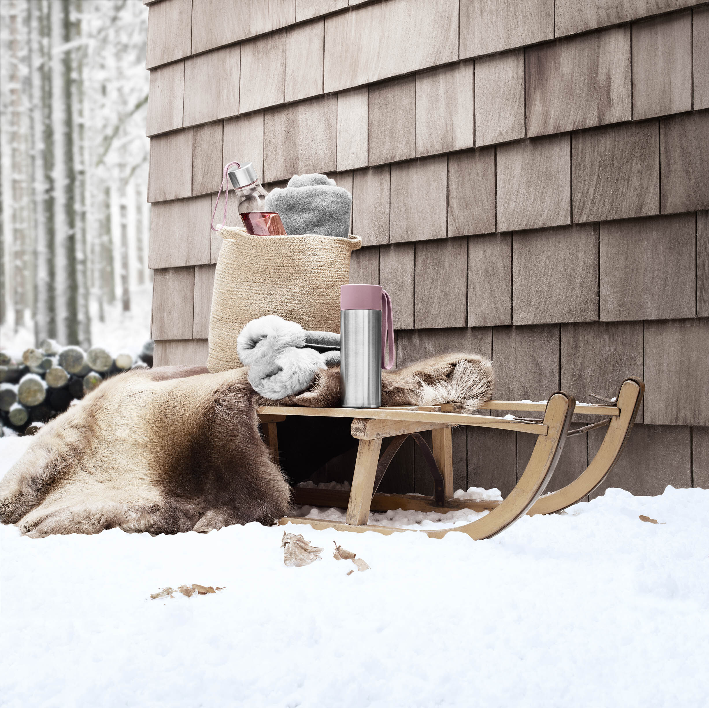Drikkeflaske 0,5l lyser&oslash;d