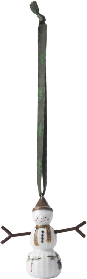 Hammersh&oslash;i Christmas Sn&oslash;gutt hengende H7 hvit m. deko