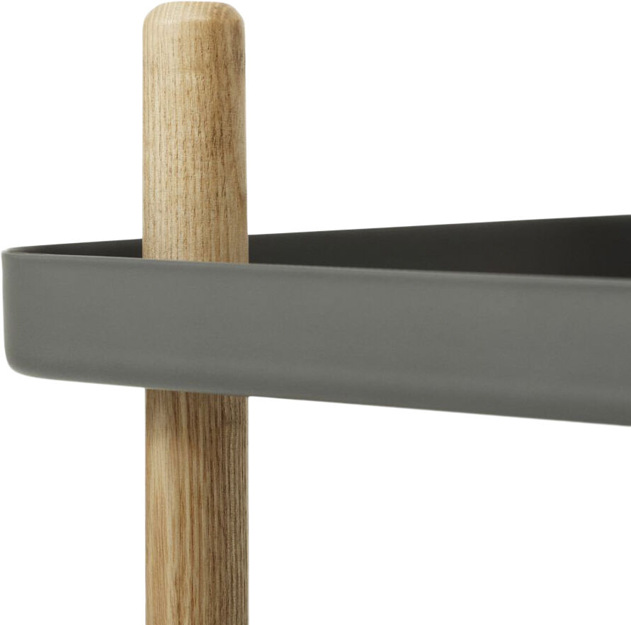 Block bord m&oslash;rkgr&aring;