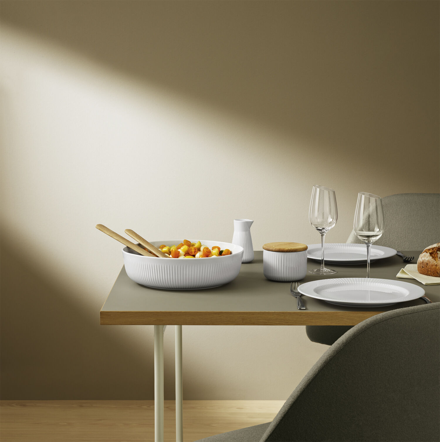 Eva Trio Legio Nova Saltkar med lokk og skje