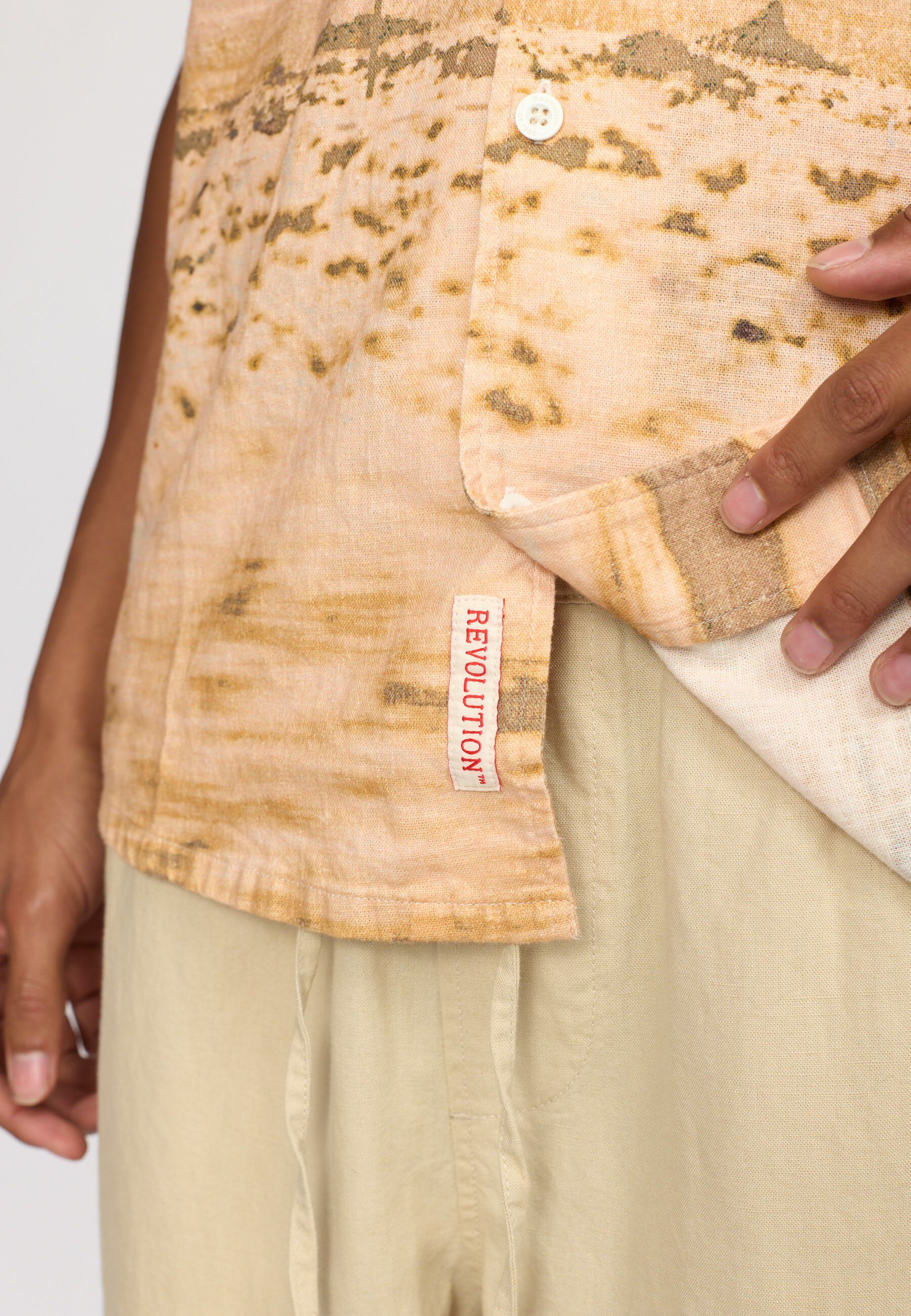 Short-sleeved Cuban Shirt