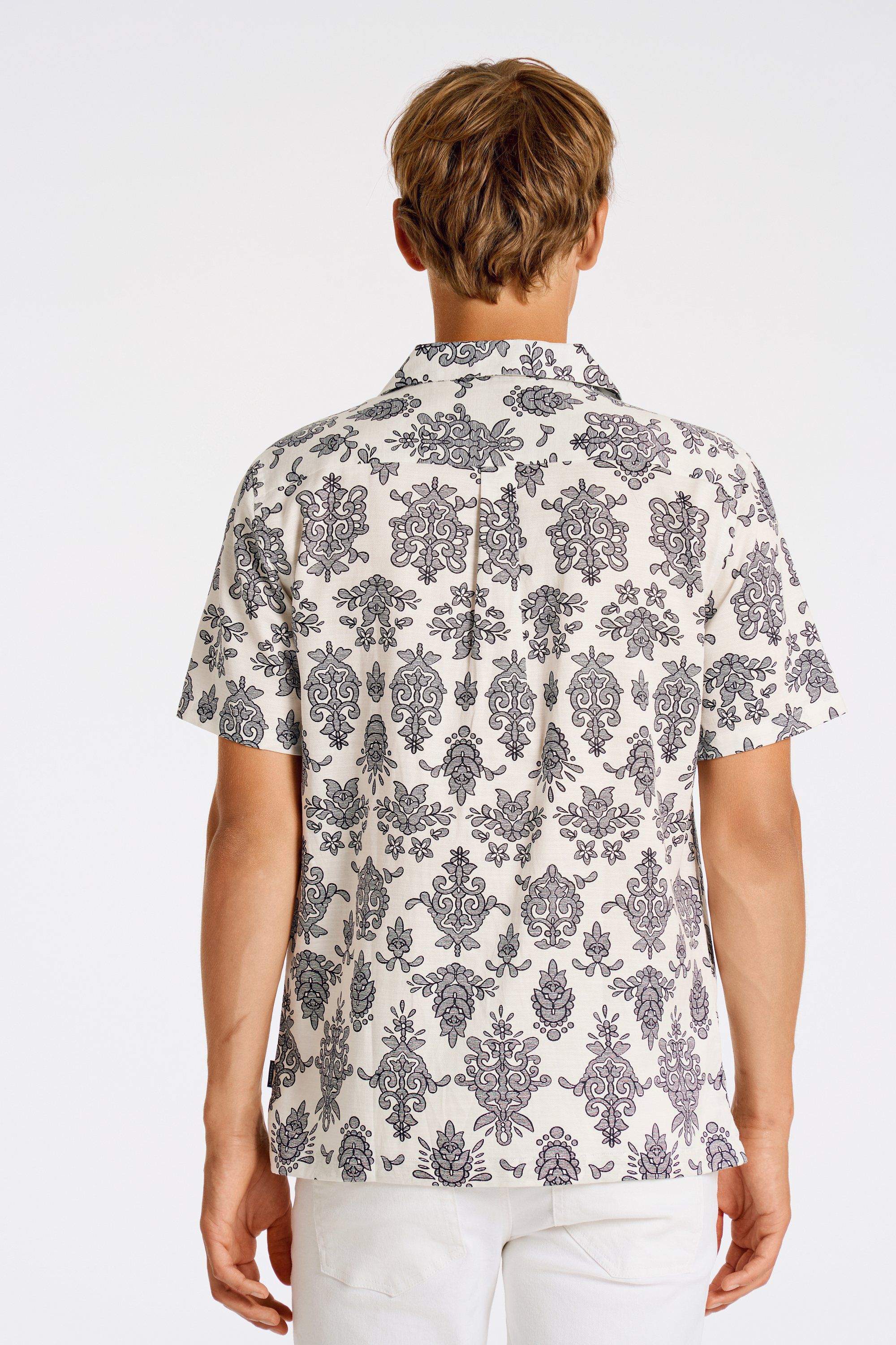 Cotton/Lyocel AOP shirt S/S