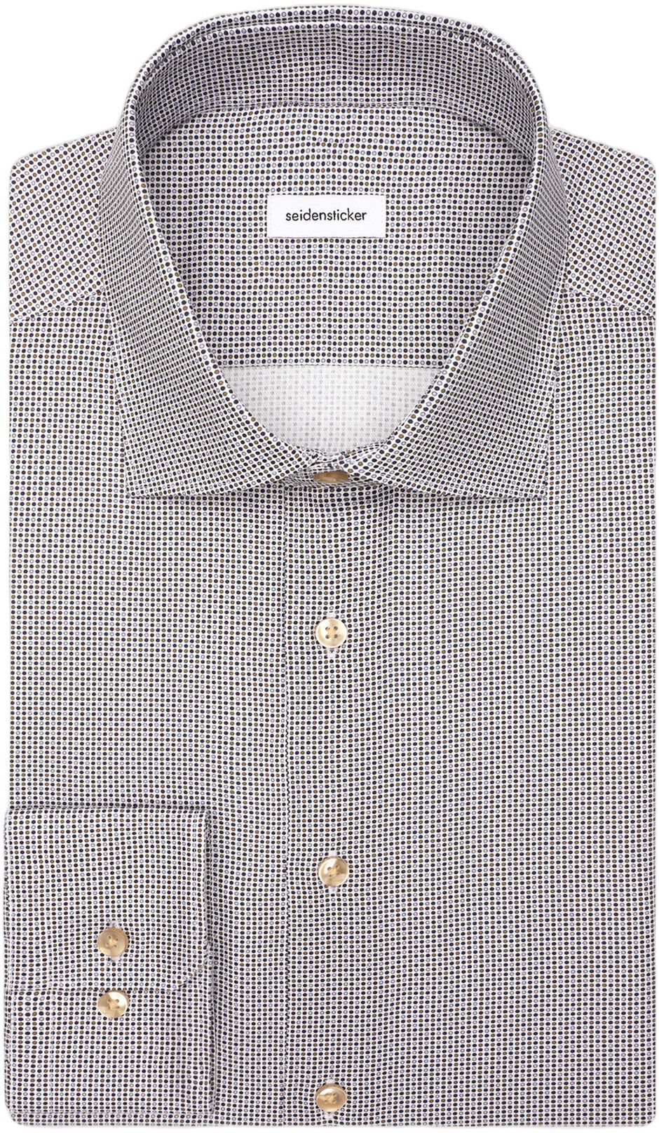 Business shirt Slim 1/1 Kent-Collar Print