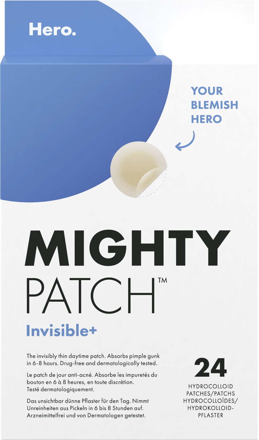 HERO MIGHTY PATCH INVISIBLE PLUS 24