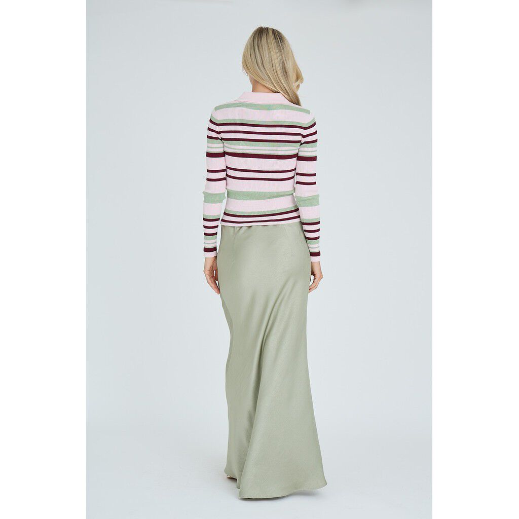 Fabi strikket poloskjorte