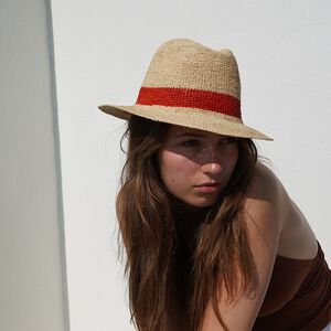 VIVIANI - RAFFIA HAT