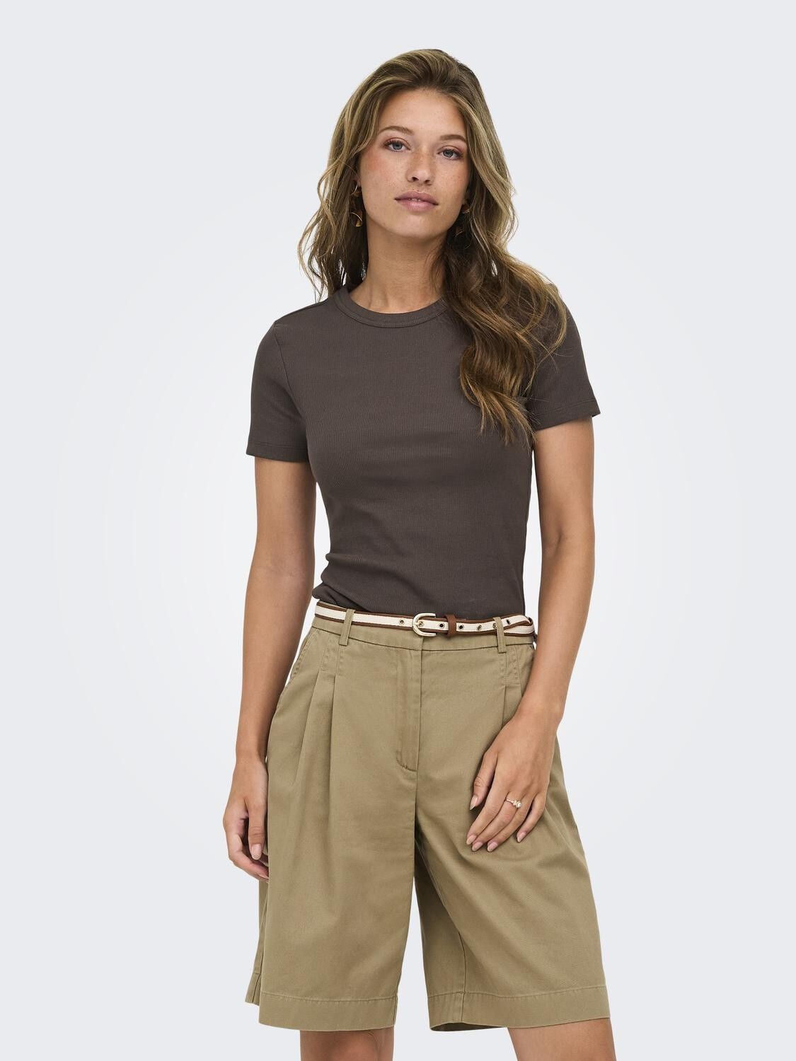 Onlval S/S O-Neck Solid Top Jrs Noos