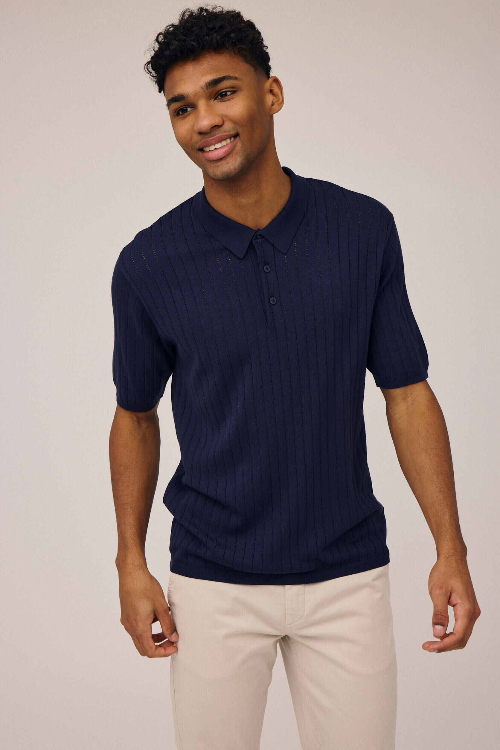 Fabro 1 knit polo - EcoVero