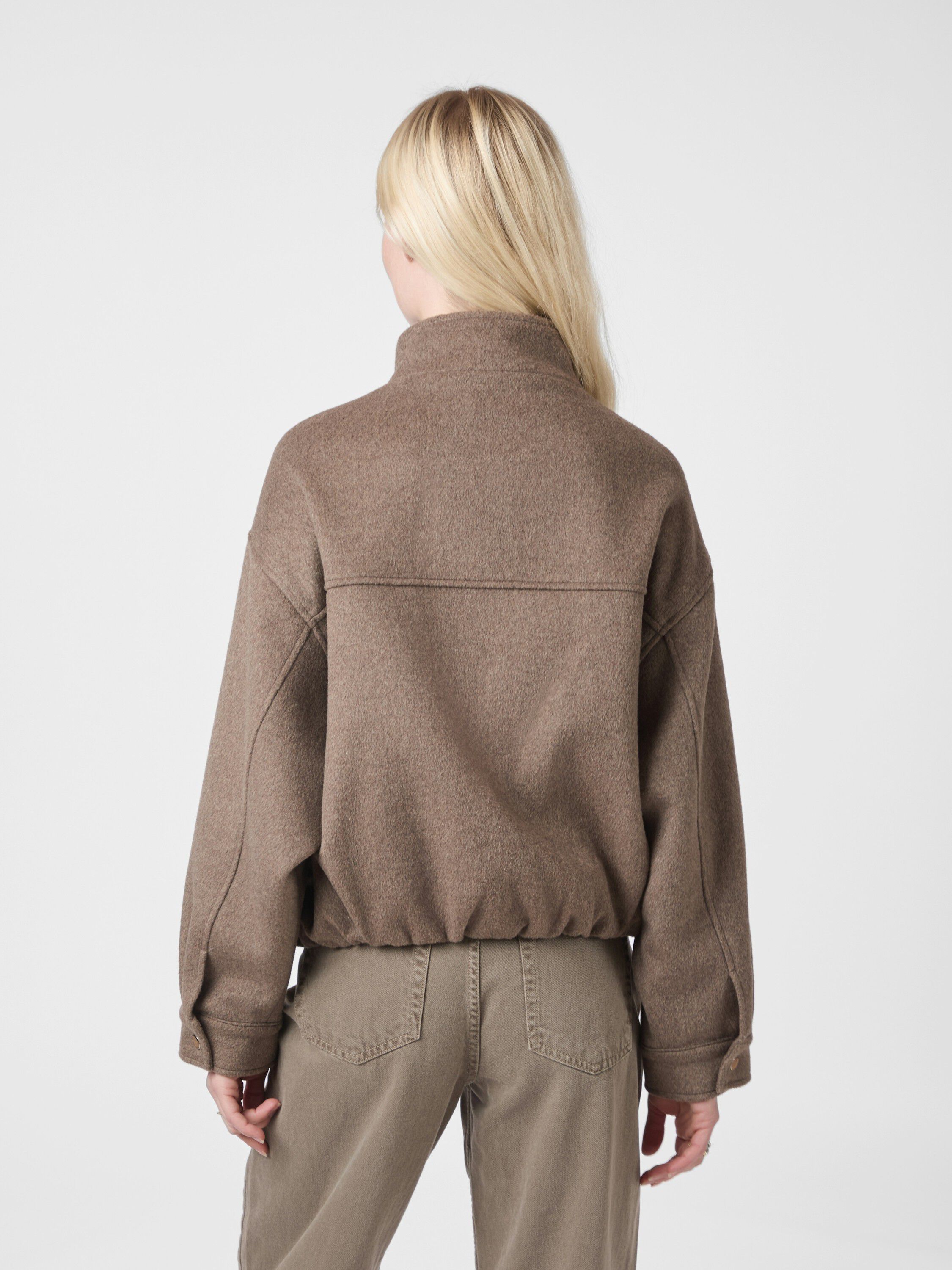 Florine Wool Bomber Jacket