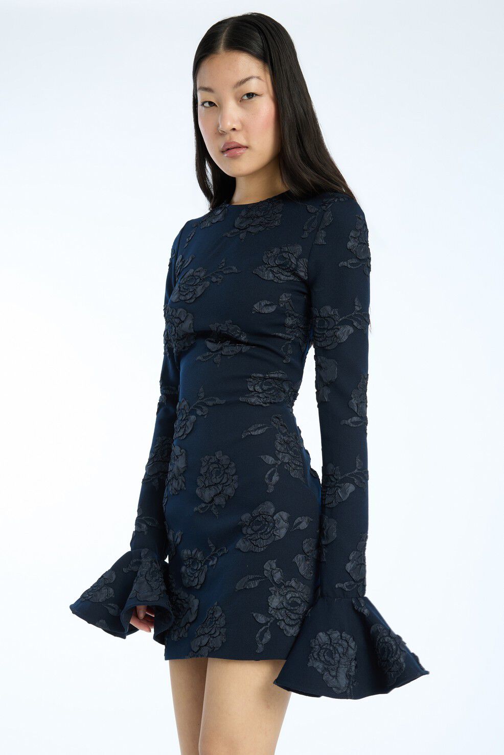 JACQUARD MINI DRESS