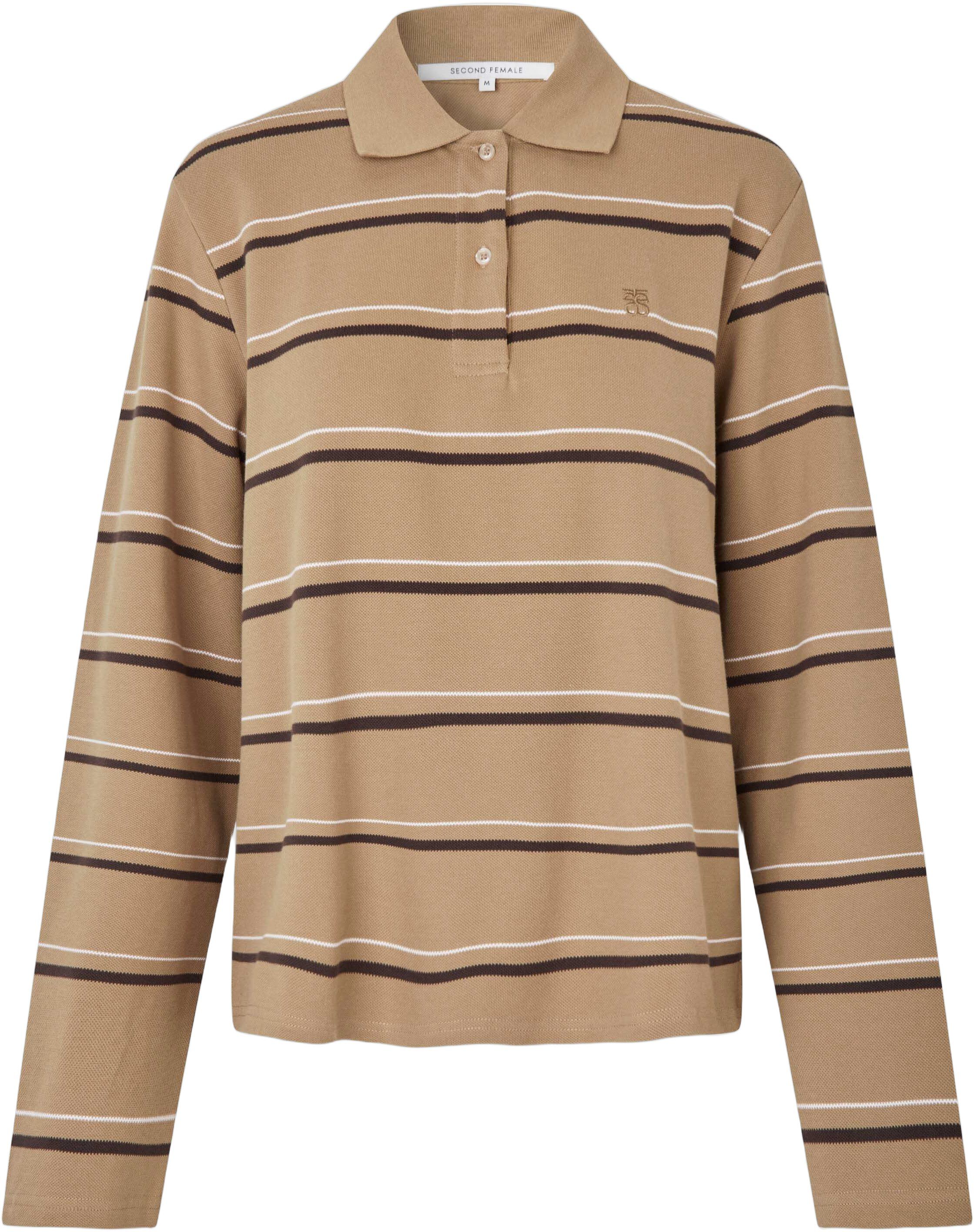 Lovella Striped Polo Tee