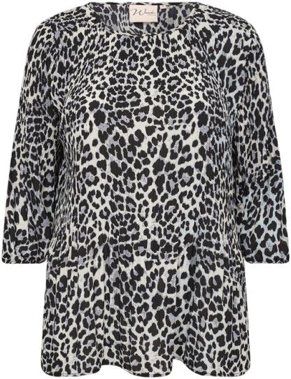 Curvy WA-VANJA 1 Bluse Sort